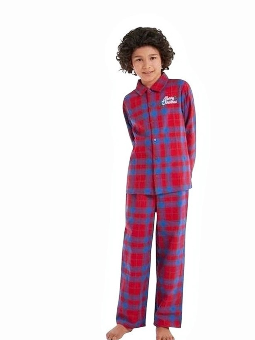 Tezenis  Disney Mickey Mouse Merry Christmas Plaid Pajamas